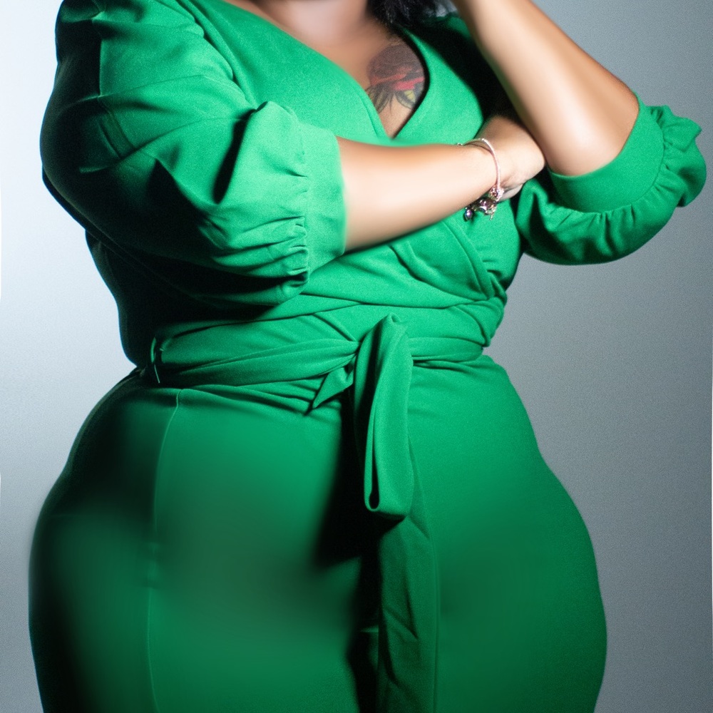 Green dress